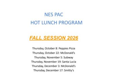 Hot Lunch List
